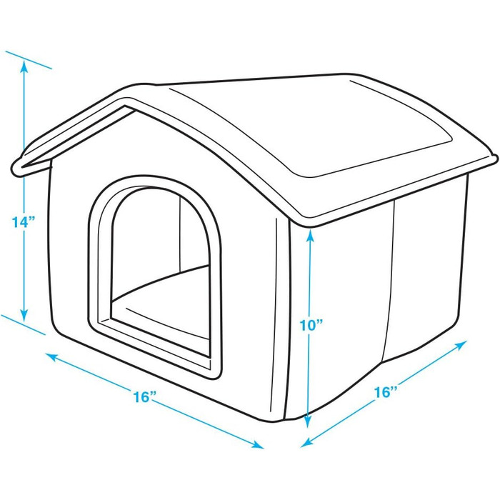 Переносний дім для тварин – ідеальний для котів та маленьких собак. Срібний колір (40,6 x 40,6 см)