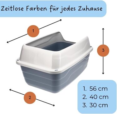 Котлові туалети для котів GarPet XXL: великі, відкриті, з високим бортиком, гігієнічні