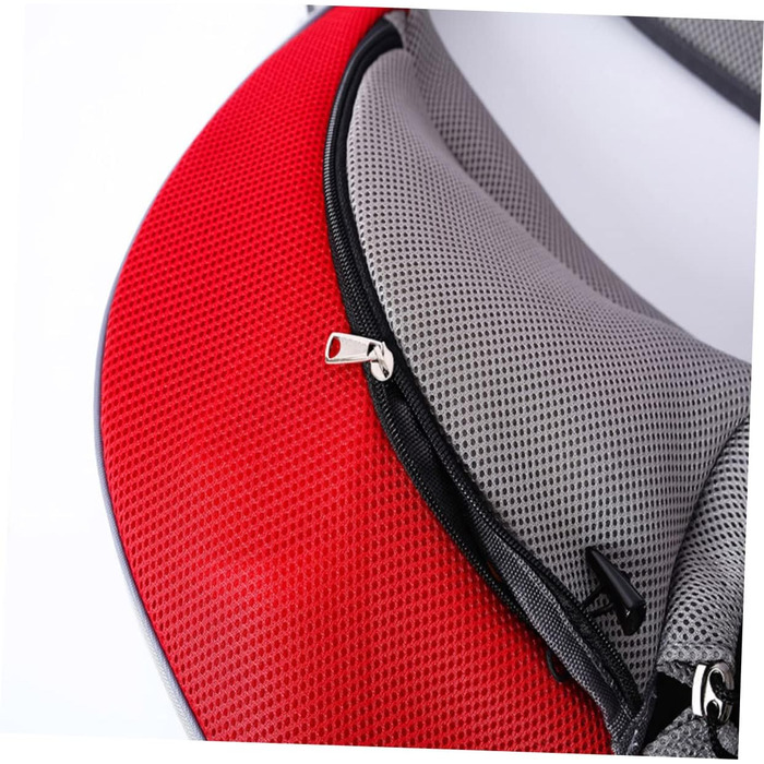 Сумка для собак FRCOLOR: міцна переноска-сітка для маленьких тварин з регульованими ременями для кемпінгу та подорожей