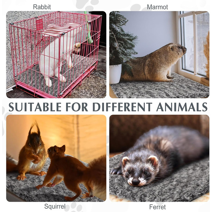 Самогріюча котяча ковдра Photect для домашніх тварин, 40 x 50 см, сіра