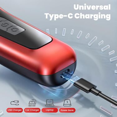 Електрична машинка для стрижки собак з густою шерстю, 2 швидкості, LED, акумуляторна, для собак та котів, з блокуванням, Стандартний набір