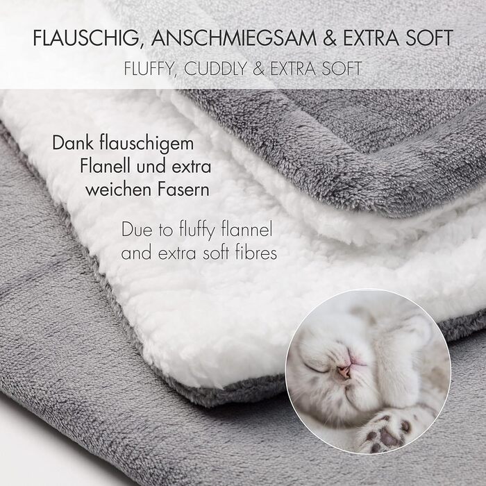 Електрична гріюча ковдра Promed з автовимкненням, 180x130 см, 10 температурних режимів, для шиї, плечей та спини (сіра/біла)