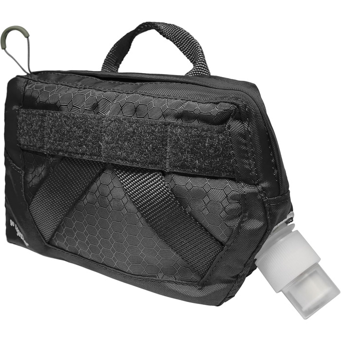 Водна пляшка для собак Kurgo RSG з сумкою, сумісна з MOLLE, блакитна. Підходить для службових собак.