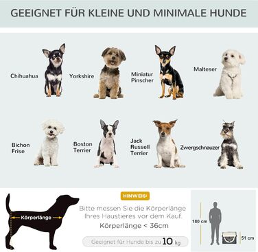 PawHut Складана переноска для собак, транспортна переноска для тварин, 5 розмірів, темно-сірий, L 61 x 46 x 51 см