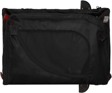 Фургон для собак Fasba: велосипедний причіп для тварин з відбивачами та прапорцем, чорний, 125 x 63 x 66 см