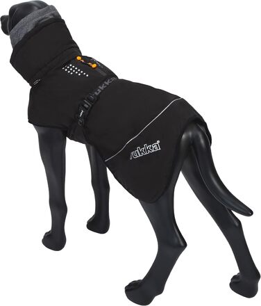 Теплий зимовий одяг Rukka Pets для собак (40, чорний)