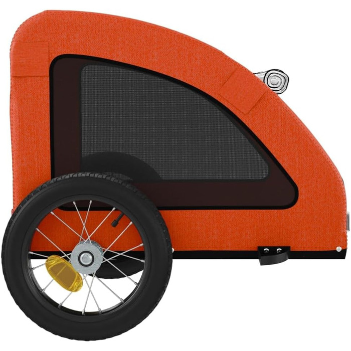 Фahrradanhänger для собак Оксфордська тканина та залізо 124x53x53 см Причіп для собак Oxford