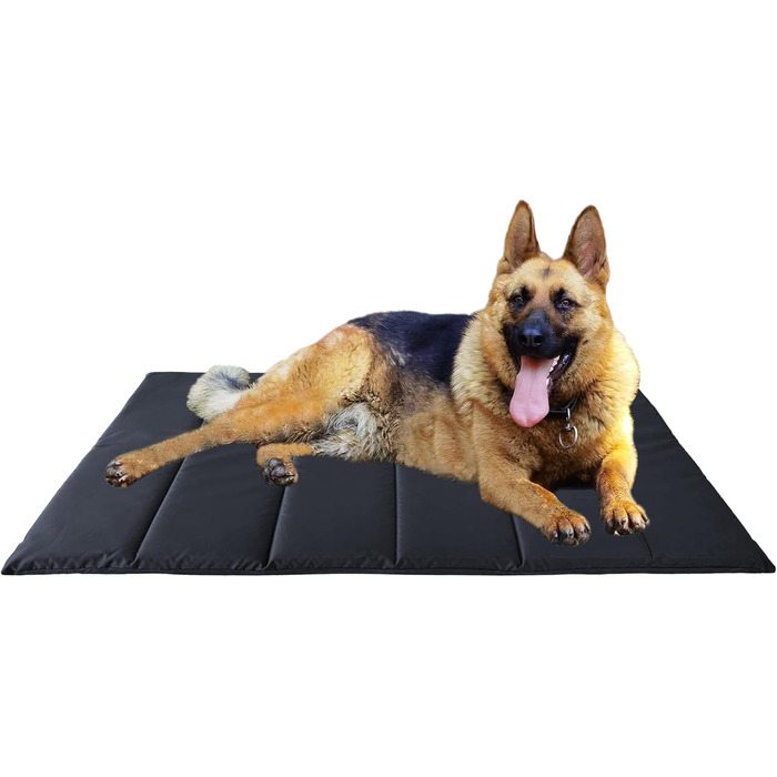 Водонепроникний килимок для собак Outdoor, ковдра для собак, миється, килимок для собак, лежанка для собак для подорожей, кемпінгу, чорний