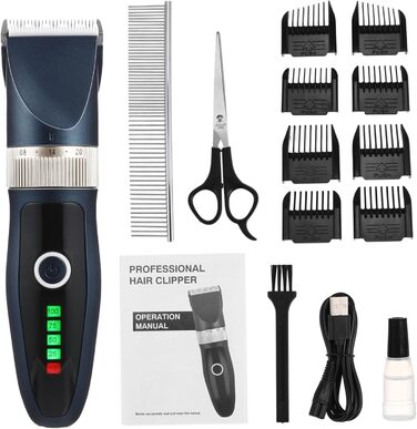 Набір для стрижки собак Supvox: професійний триммер для грумінгу, синього кольору