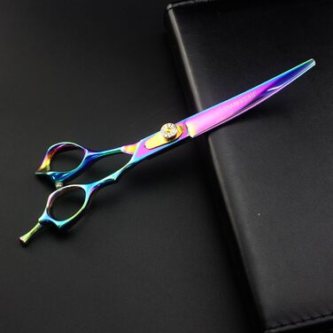 Набір професійних ножиць для грумінгу собак JIESENYU Pro: 4 шт. (7 дюймів, 2 вигнуті, для фінальної обробки)