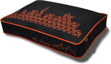 Ліжко для домашніх тварин P.A.Y. Pet ifestye & You PY1004AF прямокутної форми, Серенгеті, помаранчеве (S)