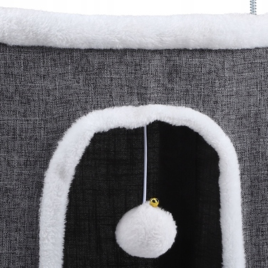 Будиночок для котів (одиночний), лежак для кота, 47*32*40 см