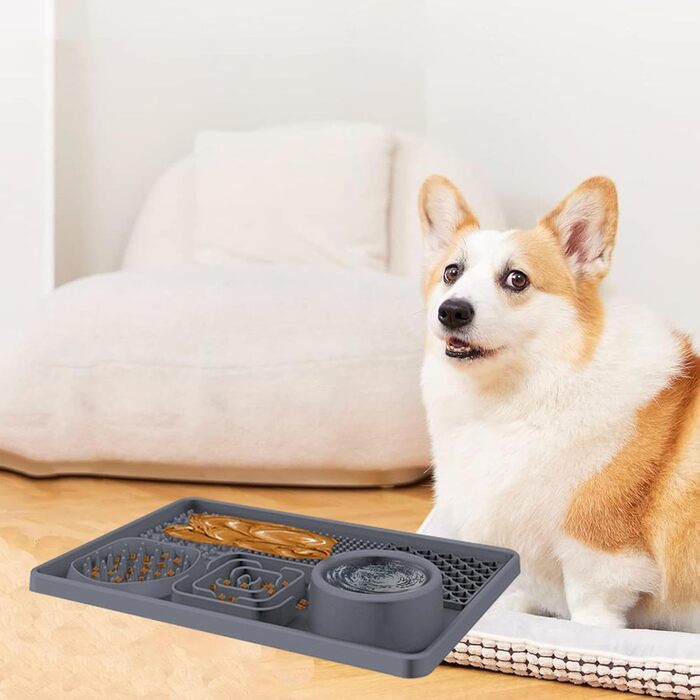 Килимок для собак Leckmatte, силіконовий, антиковзкий, для грумінгу та тренувань (Blue)