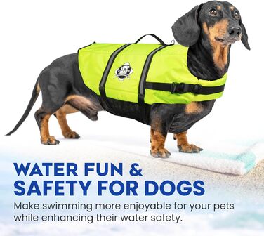 Жилет рятувальний для собак Fido Doggy Rettungsweste, розмір M, жовтий