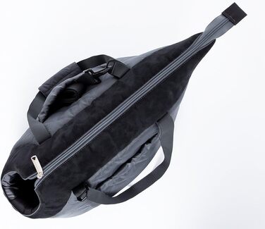 Сумка-переноска для собак та котів Hobbydog TORGZC6, сіра з лапками, 27 x 25 x 43 см