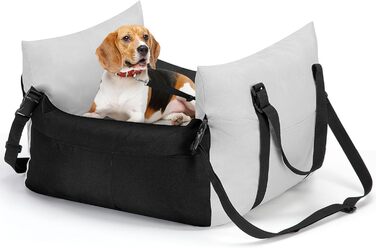 Автокрісло для собак Cinnani - зручне та безпечне автокрісло для маленьких собак з кишеньками та знімним килимком