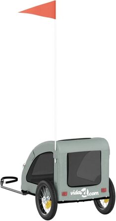 Кіяниця для собак Oxford, сіра, 124x53x53 см, для маленьких собак та котів (Model93951)