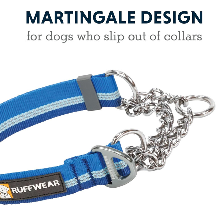 Нашийник для собак RUFFWEAR Chain Reaction, синій, розмір M