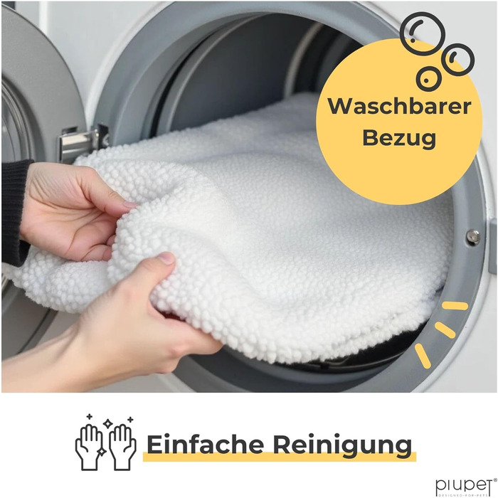 PiuPet Клітка-ліжко для котів на підвіконня 90x25 см | Нековзне ліжко для котів на підвіконня | М'яка, самонагріваюча ковдра для котів | Бежевий