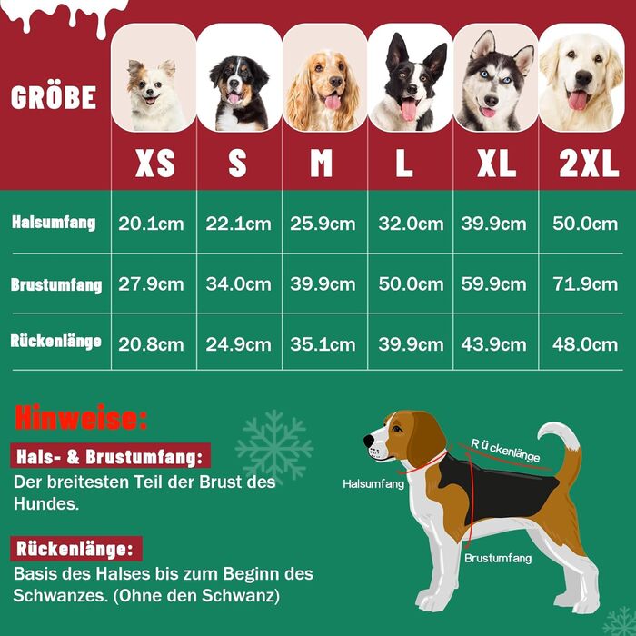 Пуловер для собак на зиму – теплий, м'який, еластичний, для дрібних та великих порід, для такс, французьких бульдогів, XS-XXL, для повсякденного використання та на Новий рік (зелений, смугастий)