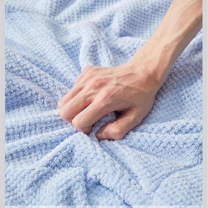 М'який та зручний халат для собак, аксесуар для душу для маленьких собак, швидковисихаючий рушник (блакитний, S)