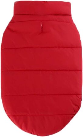 Теплий зимовий теплий жилет для собак з флісовою підкладкою, червоний (XS: 35 см)
