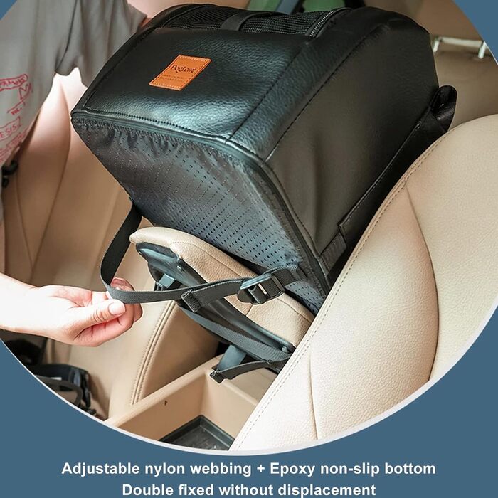 Підвищення для собак та котів на авто-підлокітнику, крісло для собак у середній консолі авто, чорне