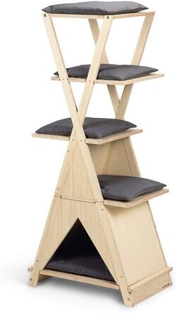 Дряпка для котів Beeztees Mirza, дерево, 60x40x13 см, 300 г