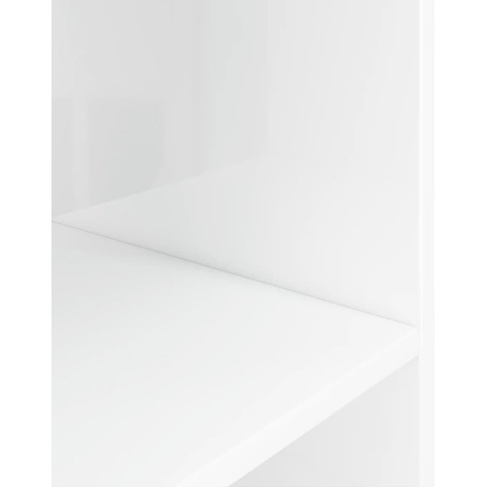 Тумба для акваріума Rantry 120x40x60 см, багатошарова деревина, білий глянець, для дому, вітальні та спальні