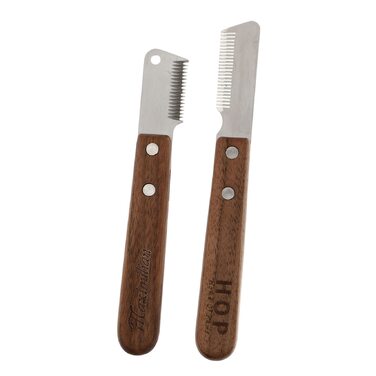 Видалення шерсті для собак: щітка-трімер з 2 металевими щітками для видалення підшерстка та відмерлого волосся