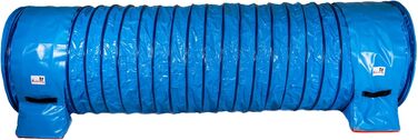 Туннель для аджиліті собак Callieway® Profi, 3м, блакитний (з мішками з піском)