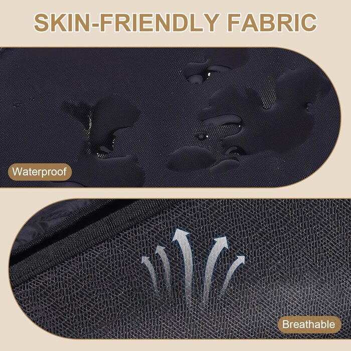 Автомобільний лежак для собак - переноска, чорний, з кріпленнями та ременем безпеки, для малих та середніх собак