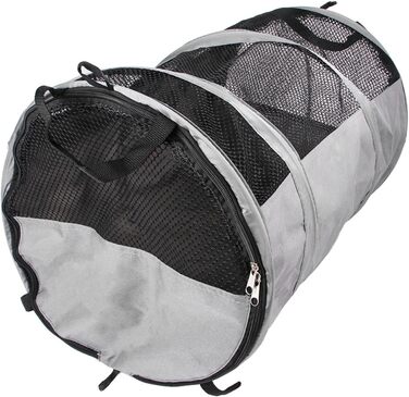 Транспортна переноска для собак Cuque, Oxford-тканина, стійка до укусів, водонепроникна, складна, з дихаючою сіткою, легка для автокрісла (38 x 15 x 21 см)