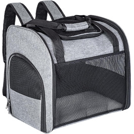 Транспортна сумка-рюкзак для котів та собак, переноска для тварин з вентиляцією, складаний рюкзак для домашніх улюбленців