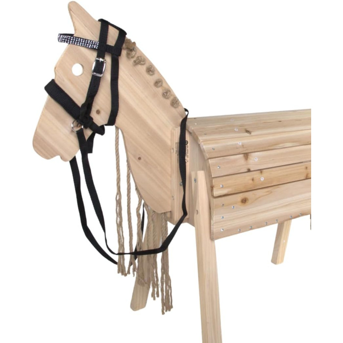 Сбруя 'Lotty' для іграшкових та дерев'яних коней PFIFF 103126, іграшкова тренса, універсальний розмір (чорний)