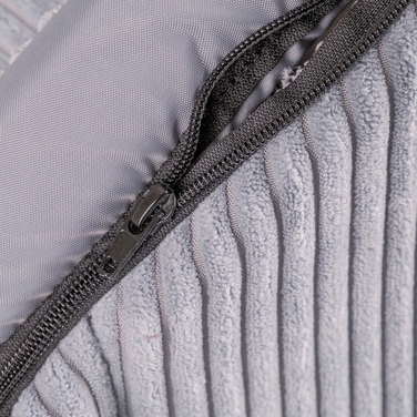 Ліжко-будиночок для собак Petsona Buda, пінопластовий матрац, темно-сірий, розмір 2XL