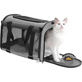 Рюкзак-переноска для кота TWDEPART (Сірий)
