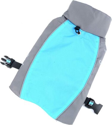 Водонепроникний дощовик для собак Ranphy, середній та великий розмір, з захистом живота, світловідбиваючий, дихаючий, для Дакселів та Лабрадорів, ультралегкий, безпечний, зелений 6XL, зелено-чорний (6XL(Обхват грудей:80см), синьо-сірий)