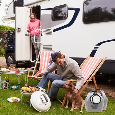 Сумка для зберігання корму для тварин, 2 шт., складна, BPA-free, харчова, прозора - для подорожей, кемпінгу, перевезення корму