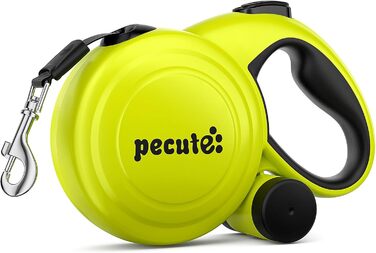 Рулетка для собак Pecute 10 м, повідок-рулетка з антиковзною ручкою, 360° без заплутування, швидке гальмування, для собак до 50 кг