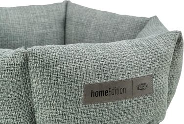 ТRIXIE Viviana – зручне ліжко для собак, 60x50 см, блакитно-сірий колір, з м'яким оксамитовим покриттям, інтегроване м'яке вкладання, антиковзаюче дно, легко миється