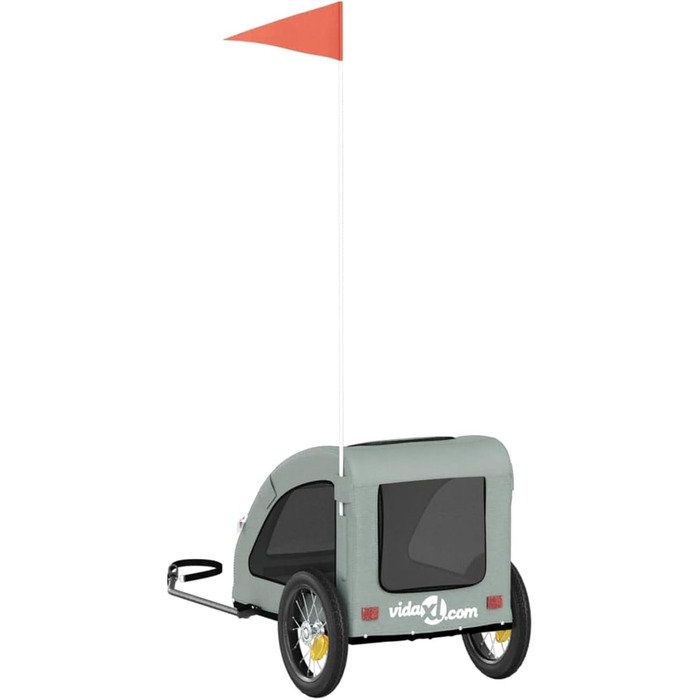 Кіяниця для собак Oxford, сіра, 124x53x53 см, для маленьких собак та котів (Model93951)