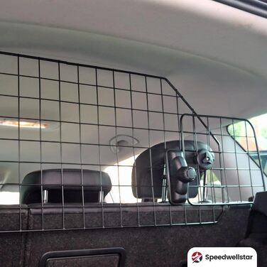 Сітка для собак у багажник авто, регульована металева сітка-перегородка, захист для тварин