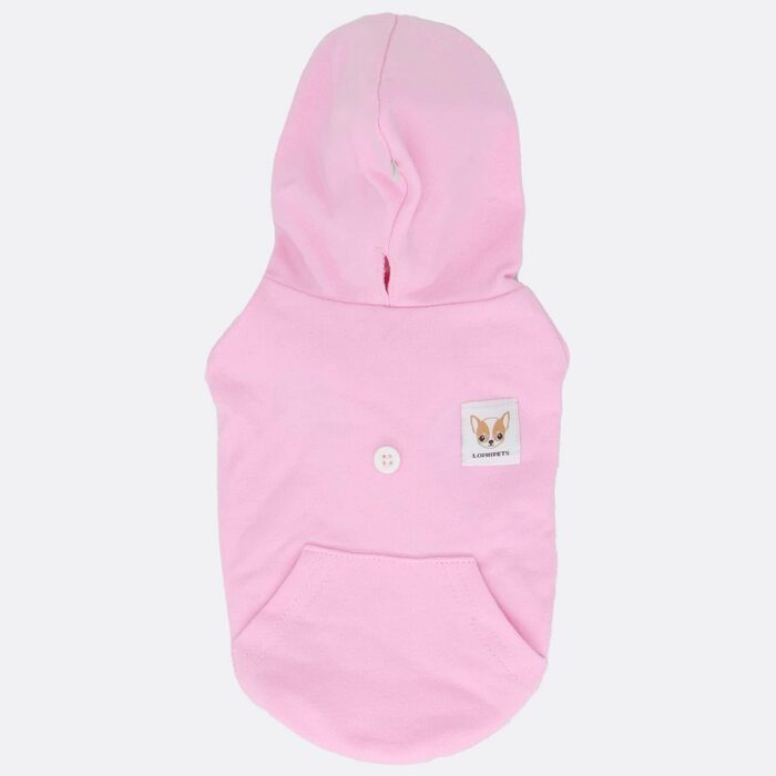 Світшот для собак Lophipets з бавовни, для маленьких собак (Чихуахуа, цуценята), теплий, блакитний, XS