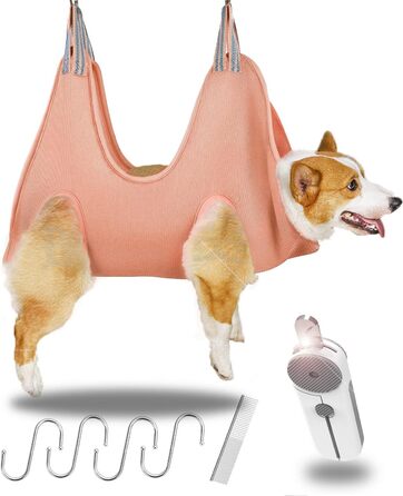 Набір для догляду за домашніми тваринами Augegel: гамак для собак та котів, інструменти для грумінгу (набір)