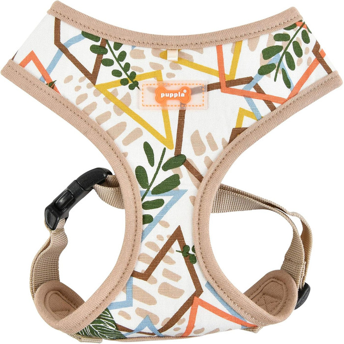 Шлея для собак PUPPIA Botanical Harness A, середня, бежевий