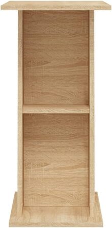 Тумба під акваріум LAPOOH, дуб сонома, 60,5x36x72,5 см, ДСП, шафа для акваріума, стіл під акваріум