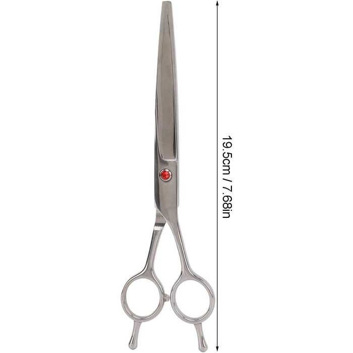 Прямі ножиці для грумінгу собак, ножиці для догляду за шерстю тварин з нержавіючої сталі з демпфером шуму. Прямі ножиці для собак та котів, ножиці для маленьких тварин, кроликів