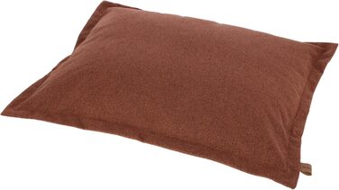 Матрац для собак Kerbl Oliver з піною з пам'яті, ортопедичний, для собак з проблемами суглобів, знімний чохол, Made in Italy, коричневий, 80x50x8 см