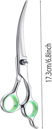 Професійна вигнута ножиця для грумінгу собак та котів, 6 дюймів, нержавіюча сталь